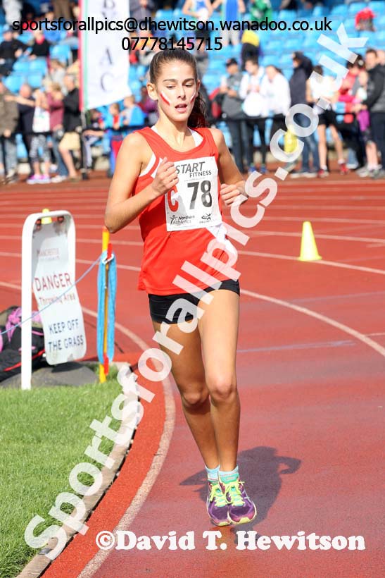 Girls under-13s Northern 6 and 4 Stage Road Relays. Photo: David T. Hewitson/Sports for All Pics
